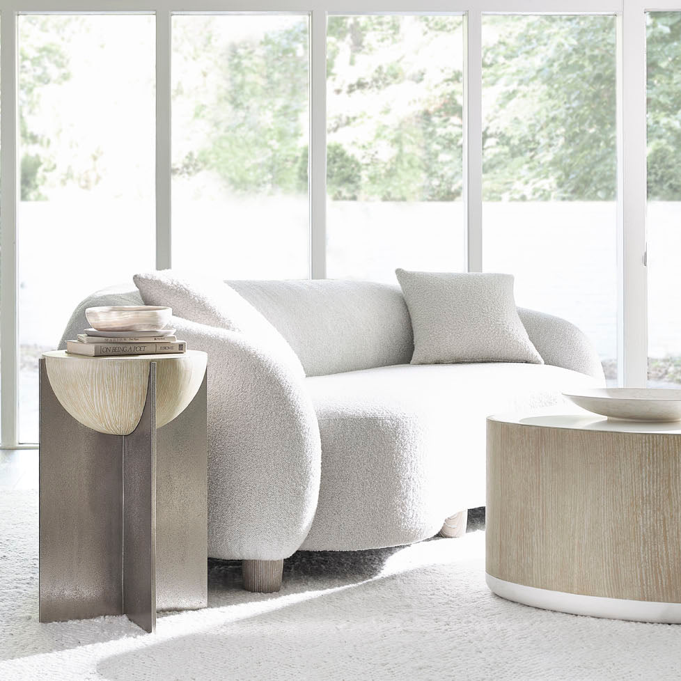 Bernhardt Solaria Aluminum Base Accent Table