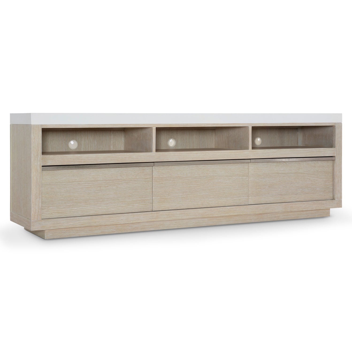 Bernhardt Solaria Entertainment Credenza with 3 Drawers
