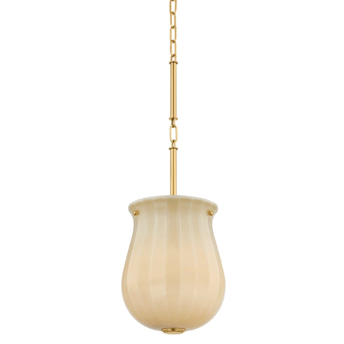 Hudson Valley Lighting Nevins Brass Small Pendant