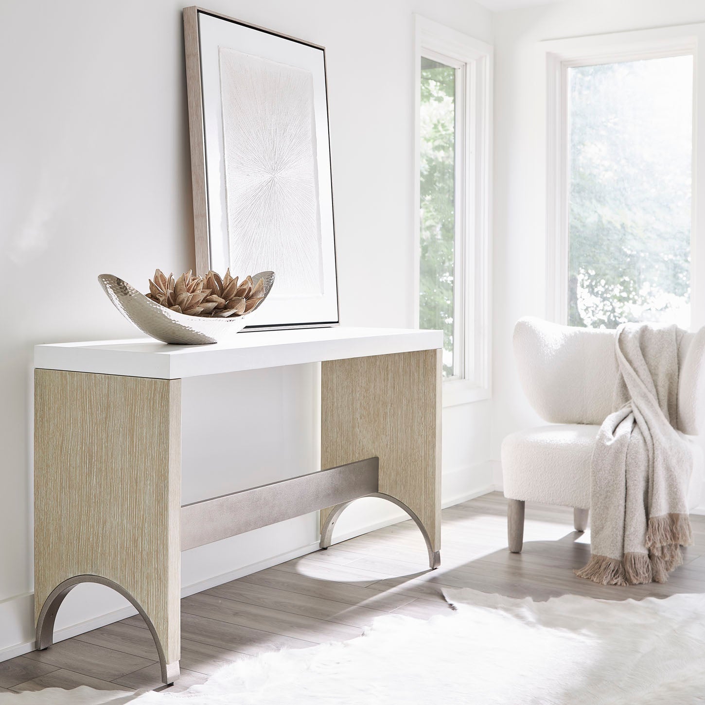 Bernhardt Solaria Table with Arched End Panels