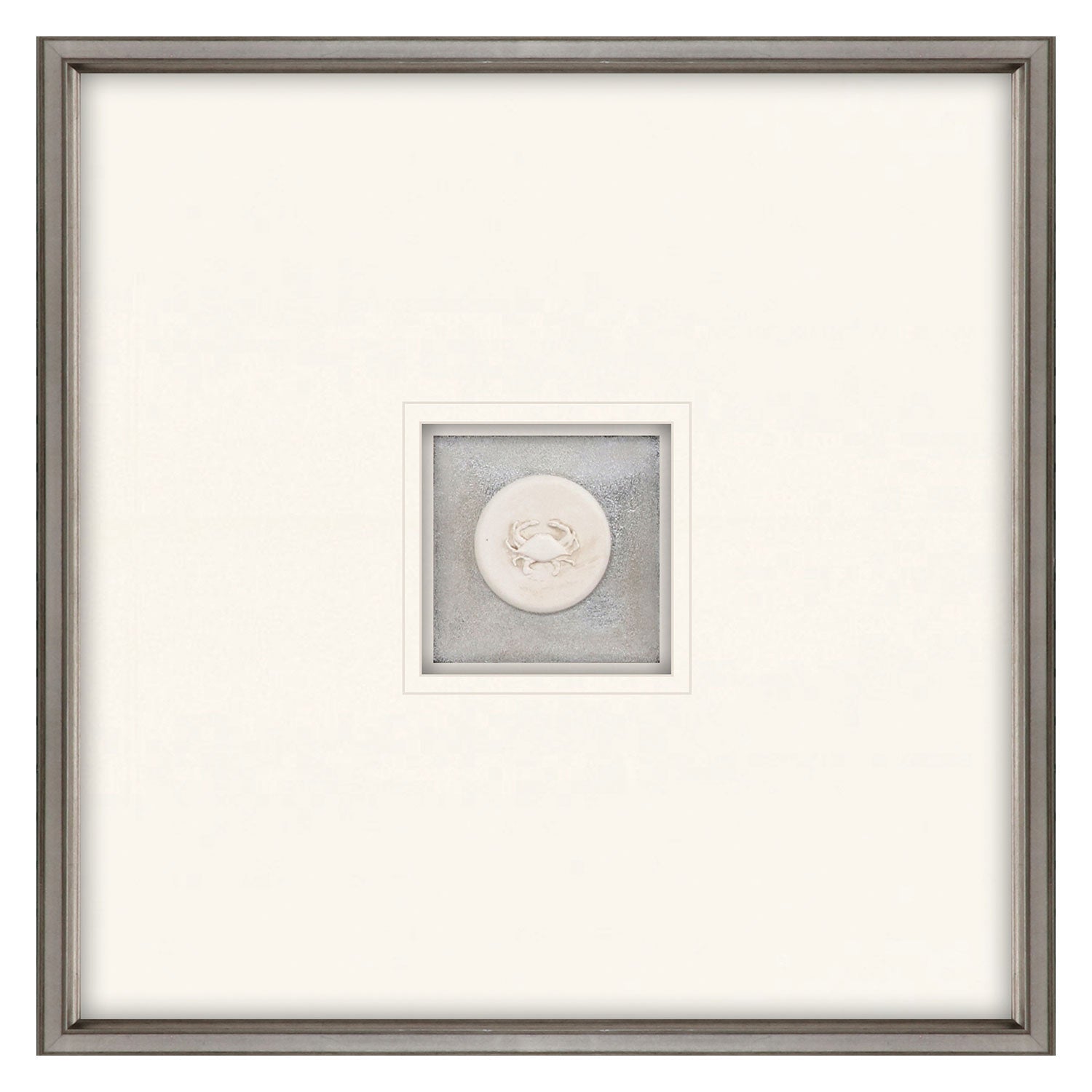 Inspire Studio Crab Intaglio Mixed Media Framed Art