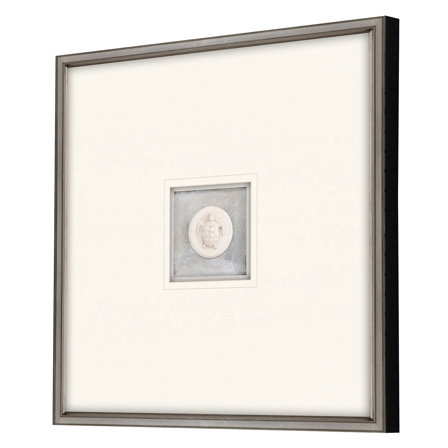 Inspire Studio Turtle Intaglio Mixed Media Framed Art