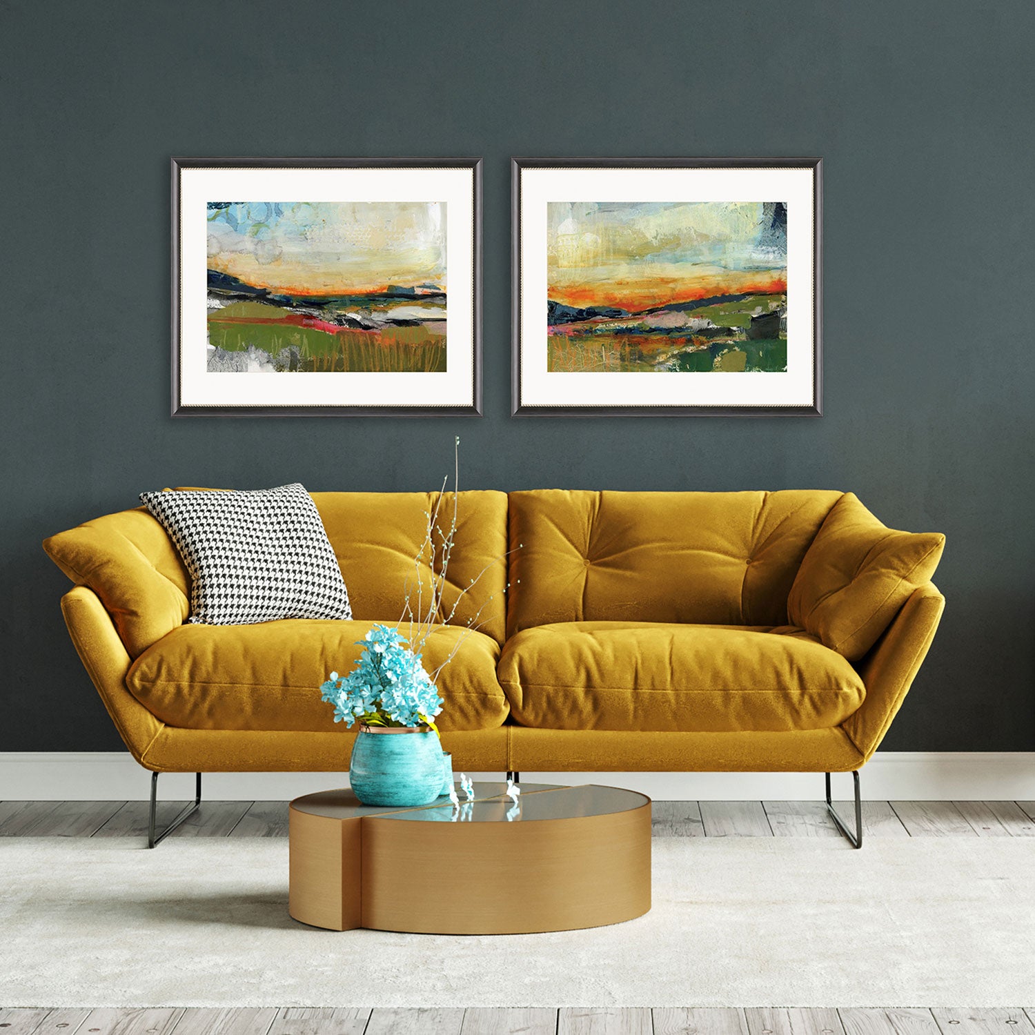 Quin Long Way Home I Giclee Framed Art Set of 2