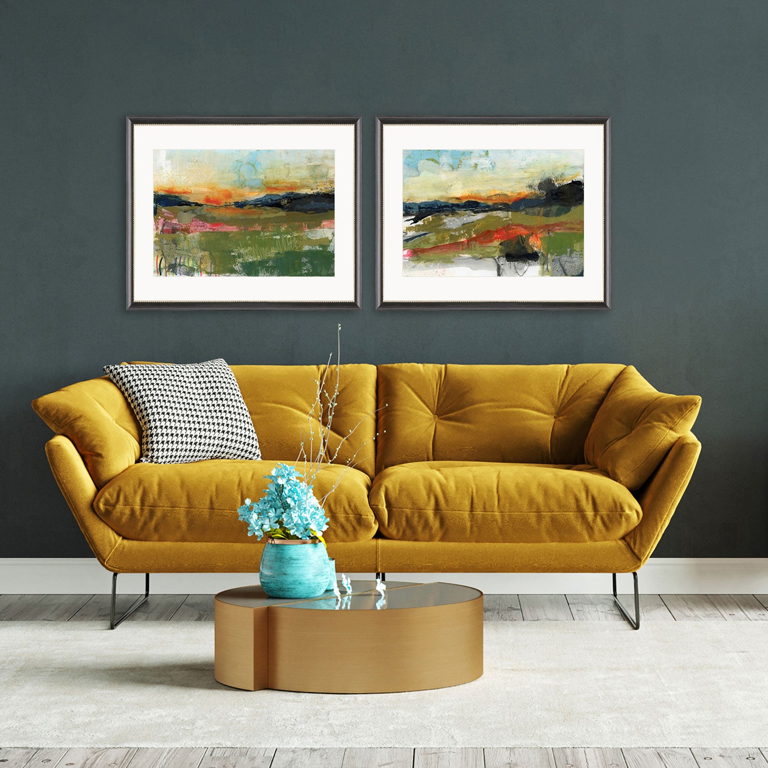 Quin Long Way Home II Giclee Framed Art Set of 2