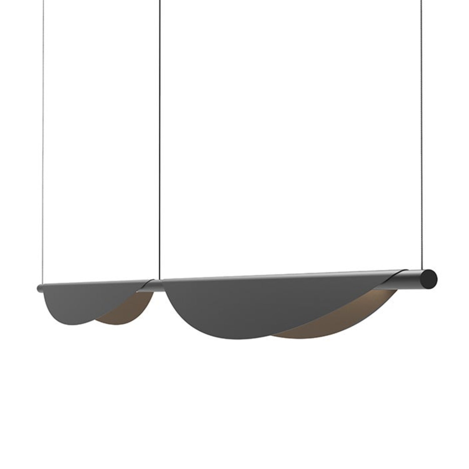Sonneman Tela Satin Black 3122.25 Pendant
