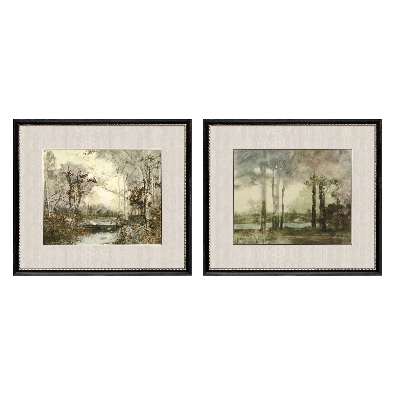 Stellar Sunset Pond II Framed Art Set of 2