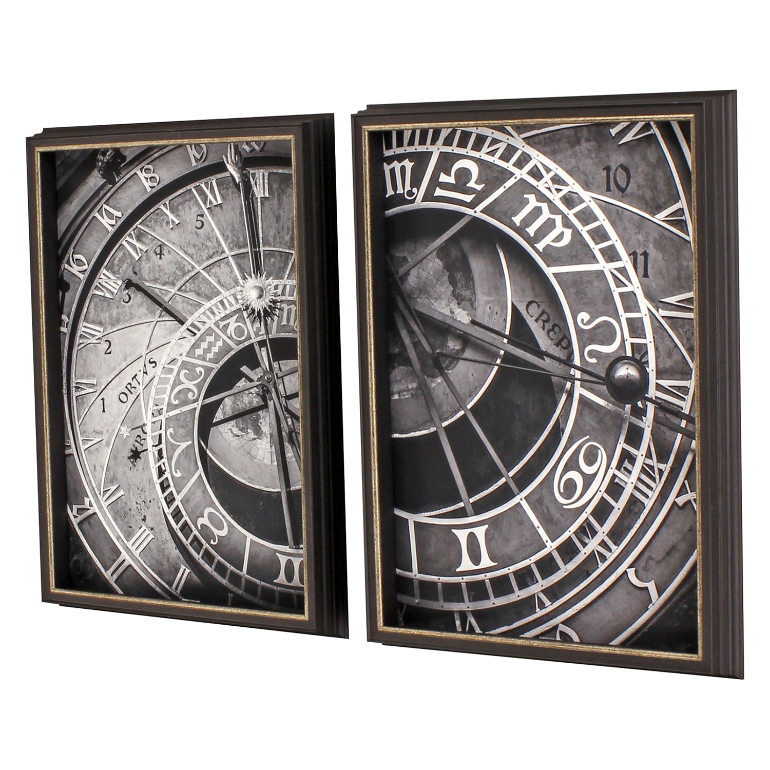 Copson Ticking Time Framed Art Set of 2