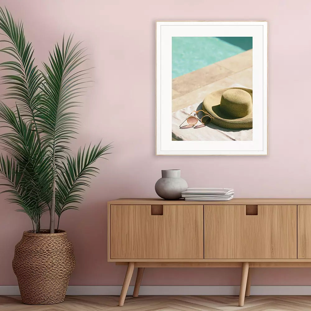 Okula Summer Chill Cool Framed Art