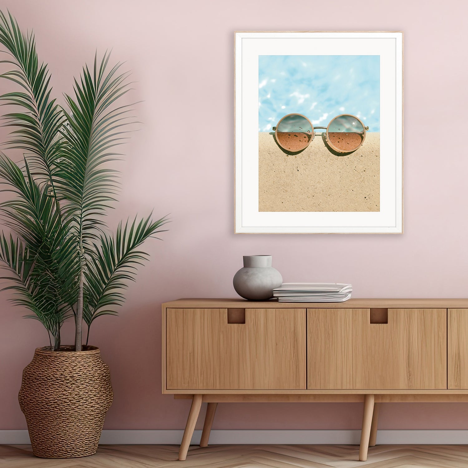 Okula Summer Chill - Shade Framed Art