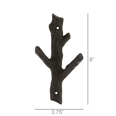 Faux Bois Wall Hook Set of 2