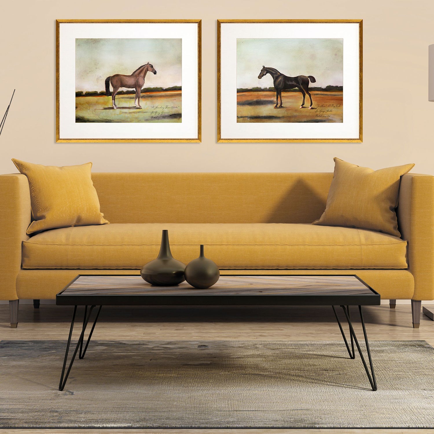 McCavitt Equestrian III Framed Art Set of 2