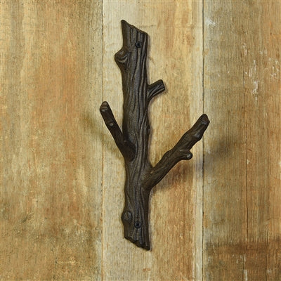 Faux Bois Wall Hook Set of 2