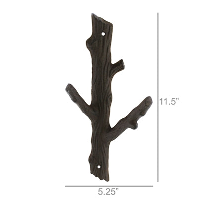 Faux Bois Wall Hook Set of 2
