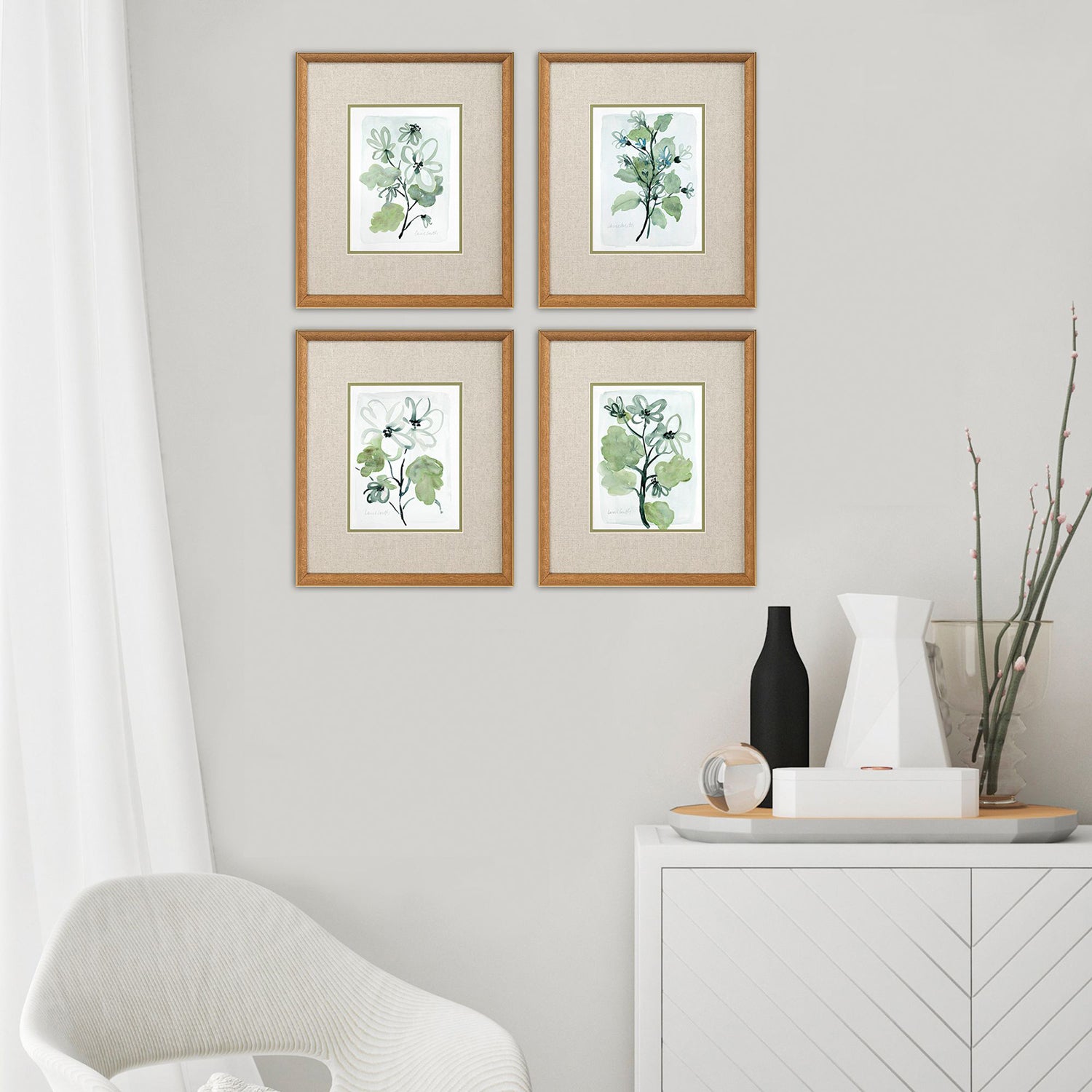 Loreth Dream Blossom Framed Art Set of 4