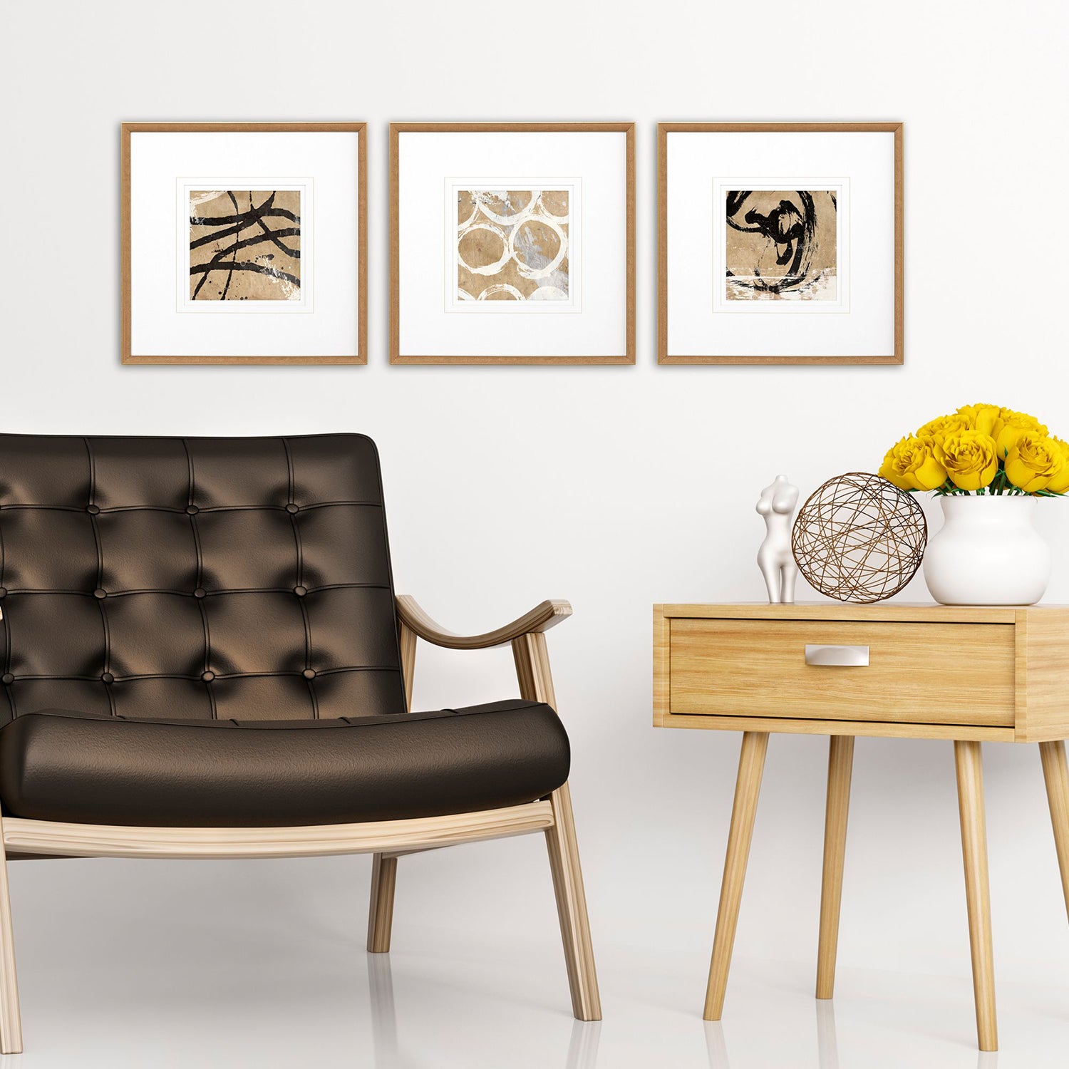 Nicoll Grammercy I Framed Art Set of 3