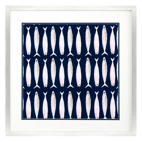 O'Shea Fish Pattern I Framed Art