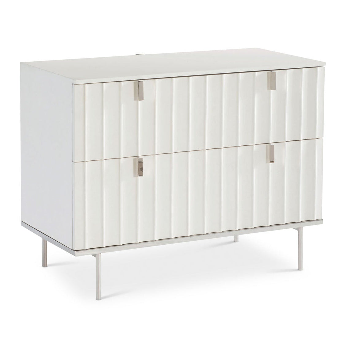 Bernhardt Modulum Faux Stone Nightstand