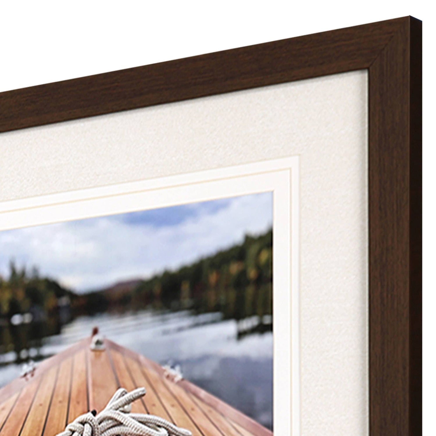 Langdon Peaceful Lake Framed Art Set of 4