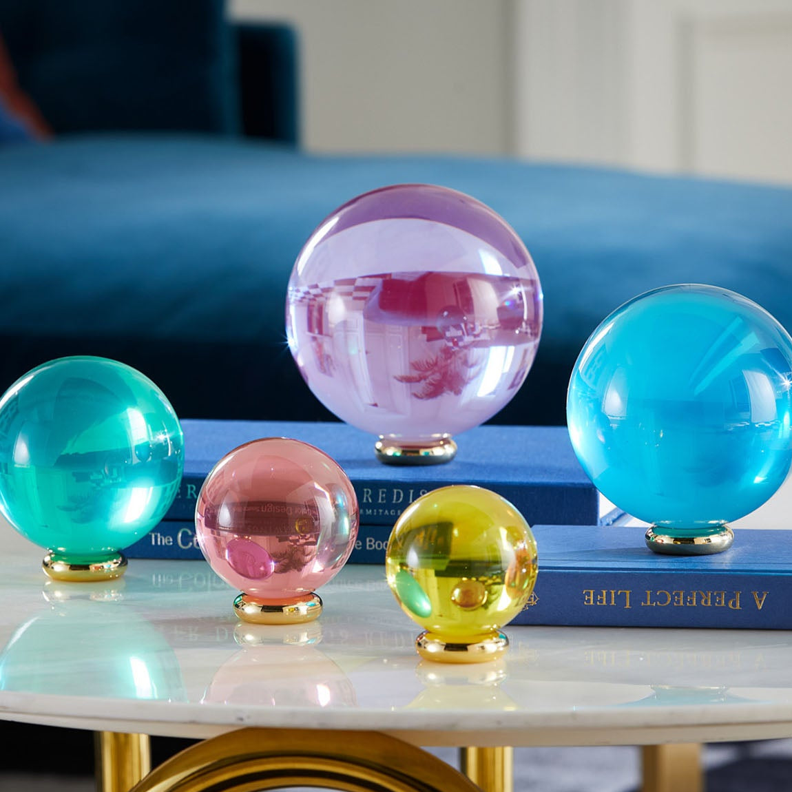 Jonathan Adler Acrylic Orb Set