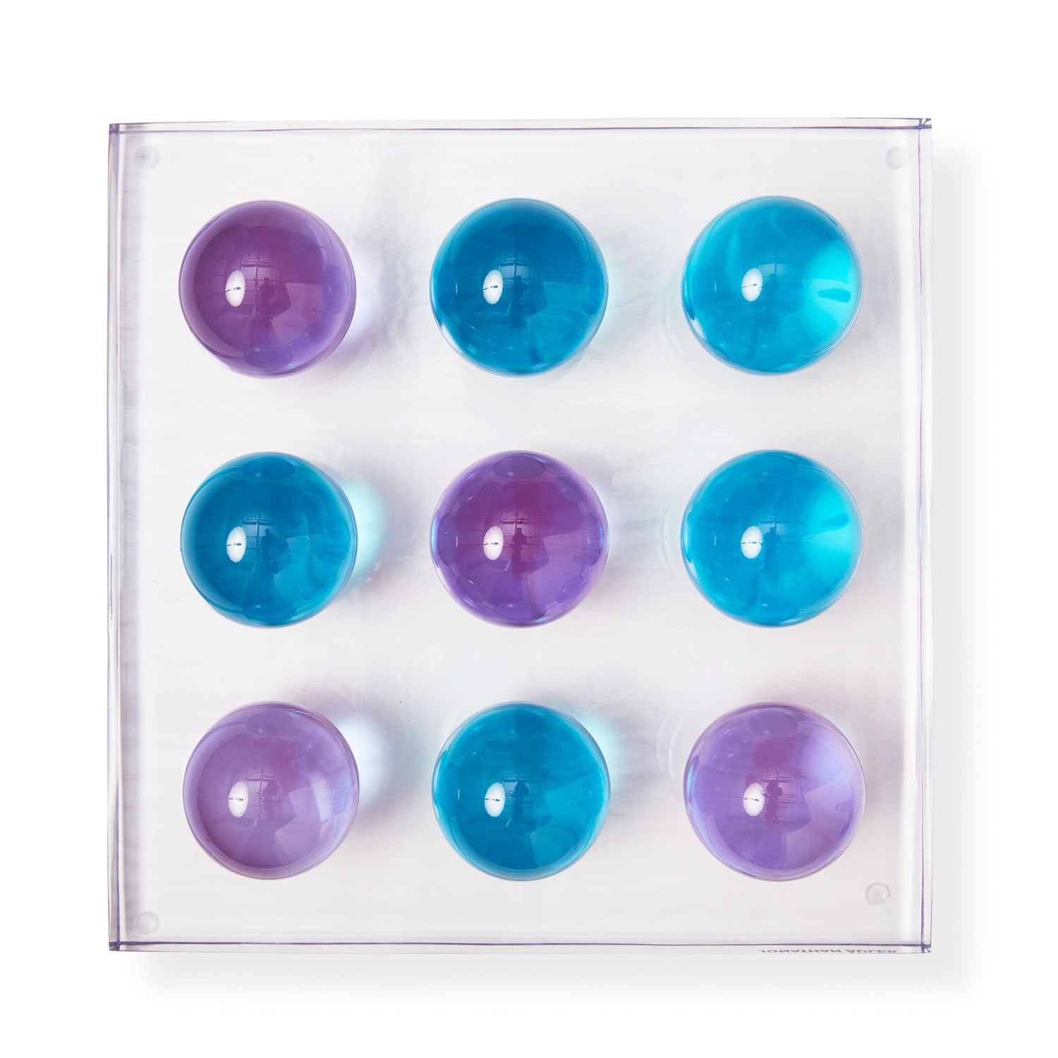 Jonathan Adler Acrylic Tic-Tac-Toe Set