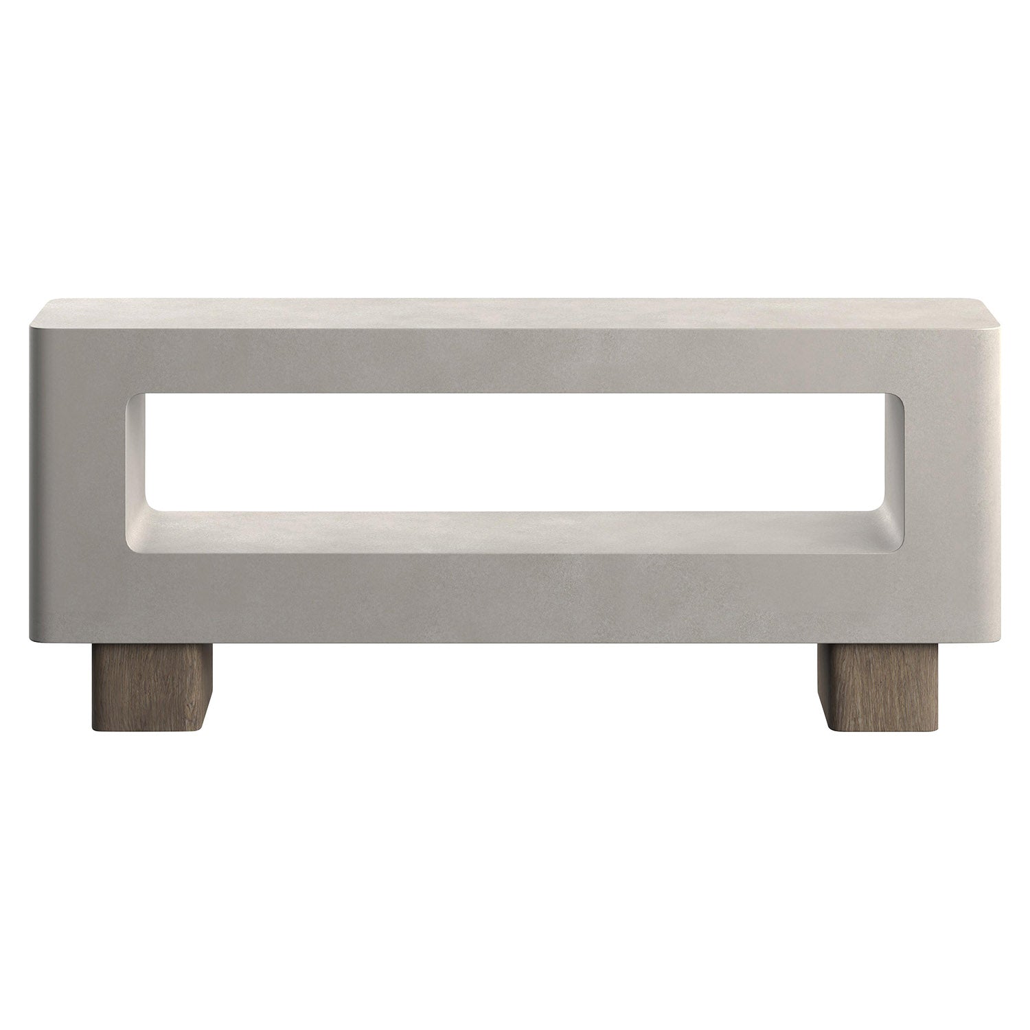 Bernhardt Casa Paros Concrete Console Table