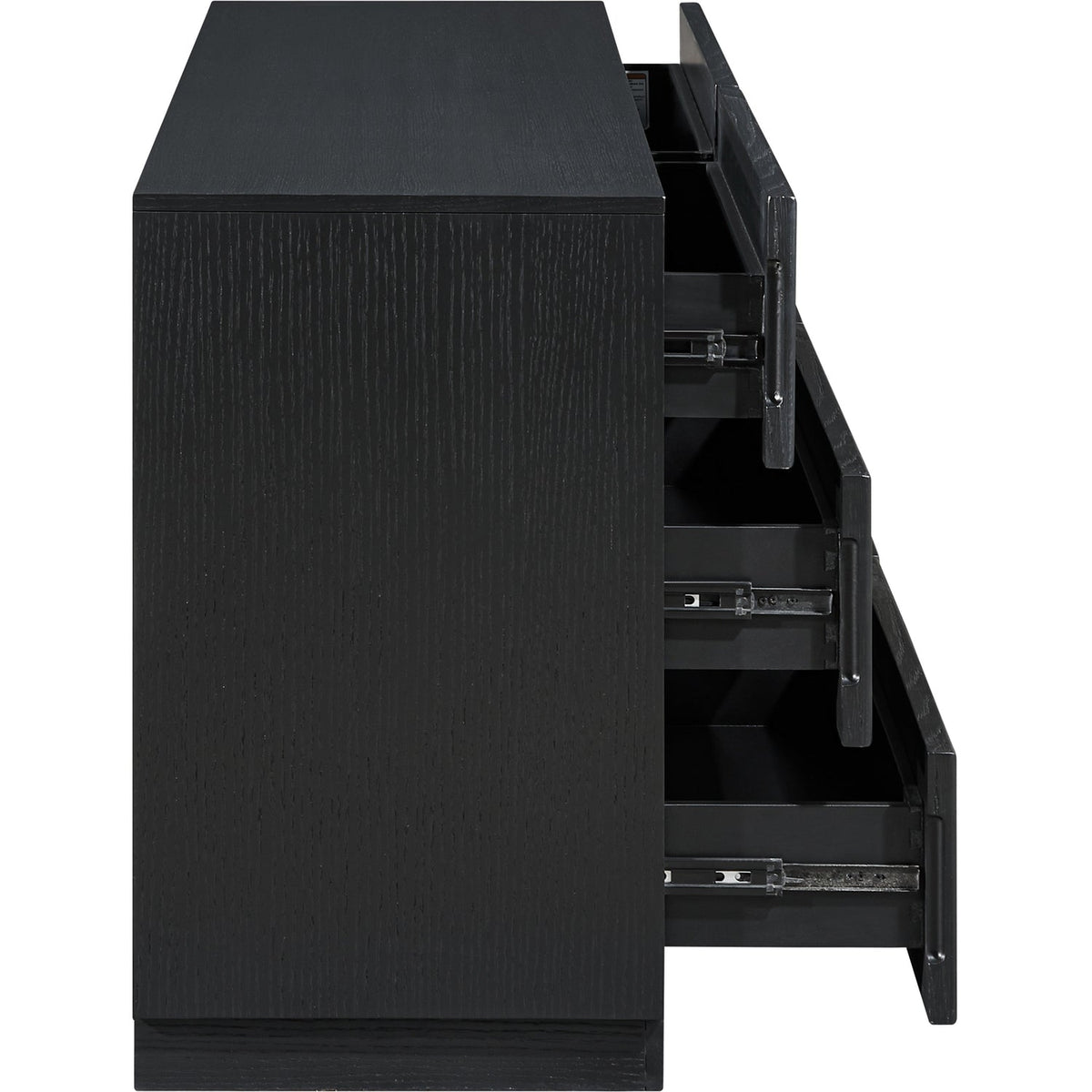 Weave Black Oak Veneer Dresser