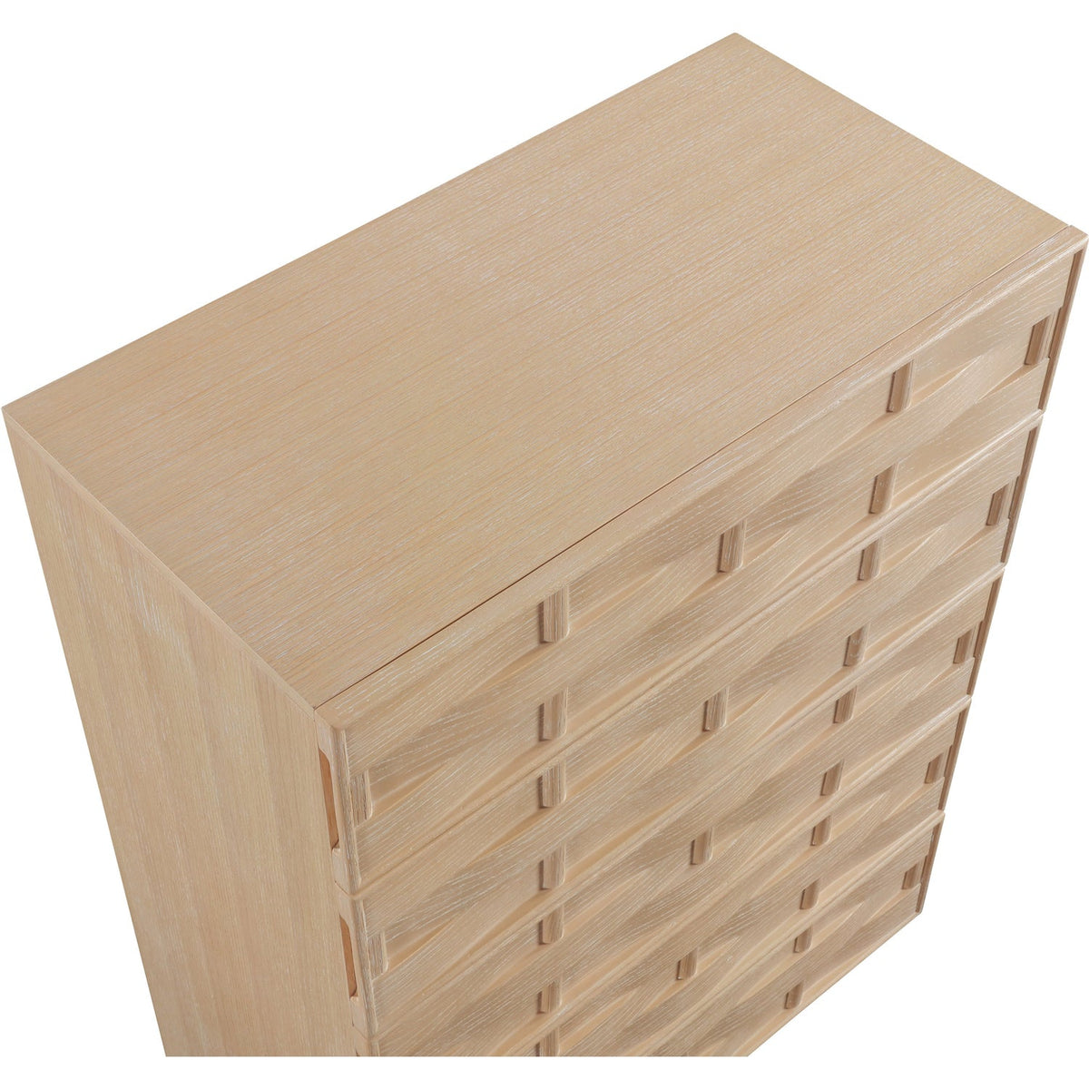 Weave Natural Oak Veneer Chest