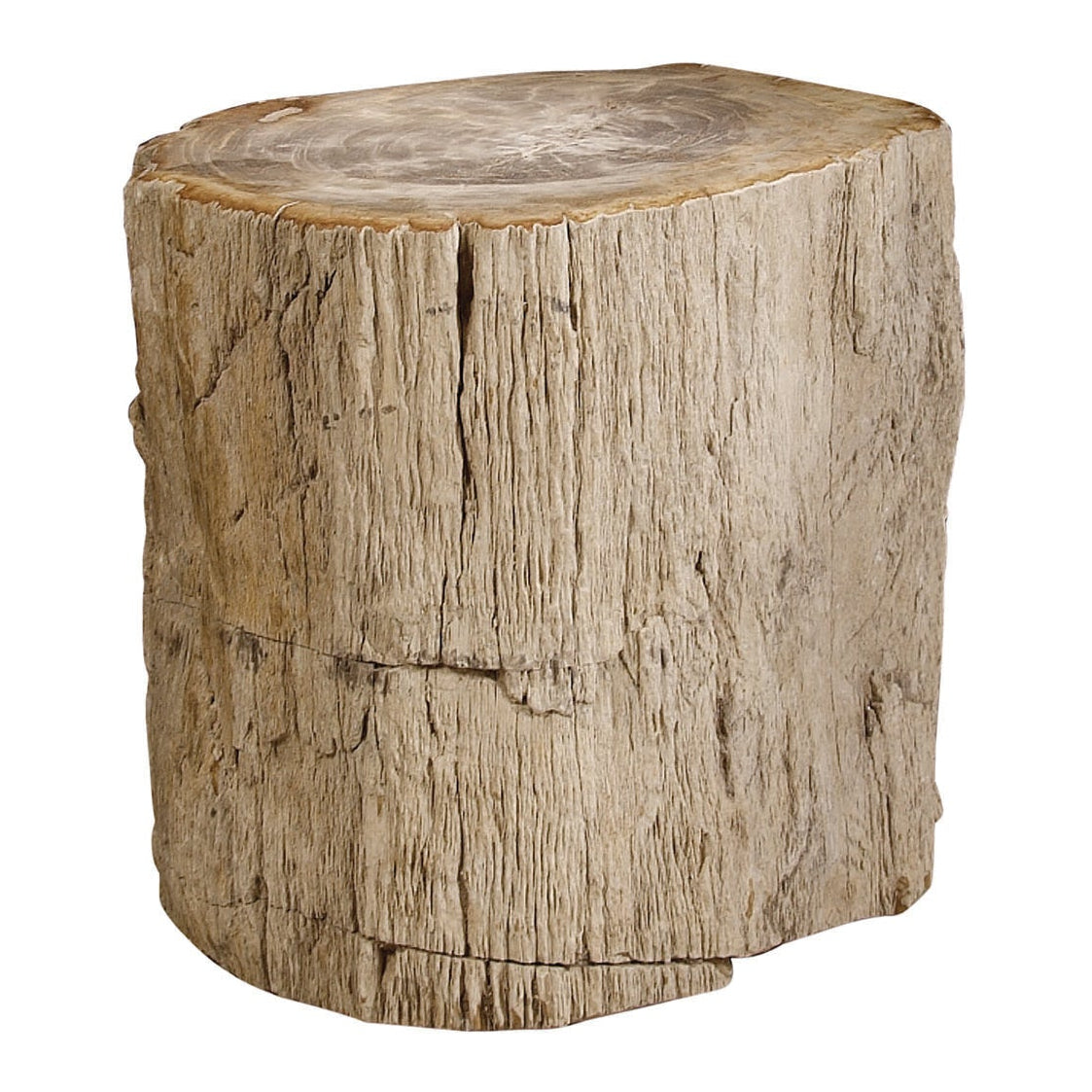 Bernhardt Interiors Petrified Wood Side Table