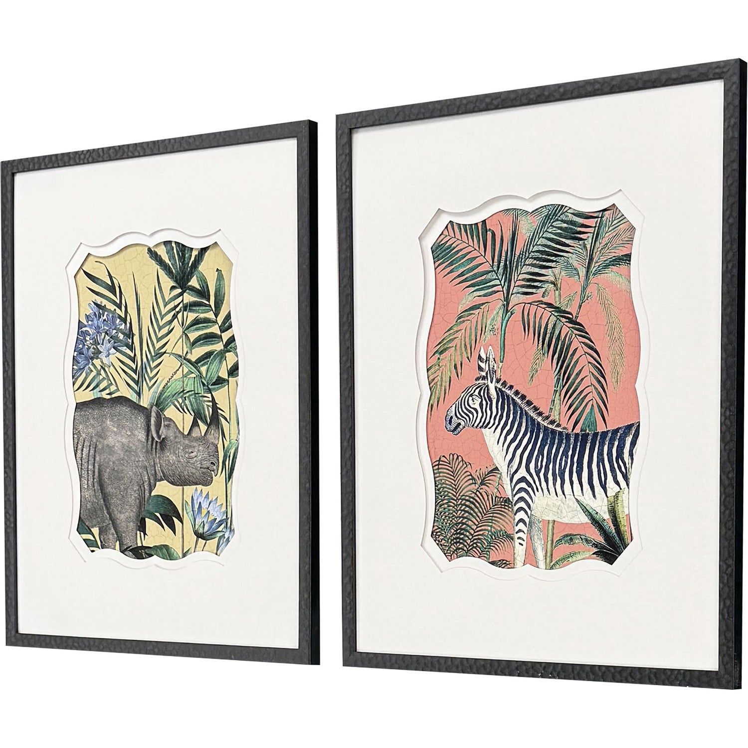 Drammis Wild Wonderland II Framed Artwork Set of 2