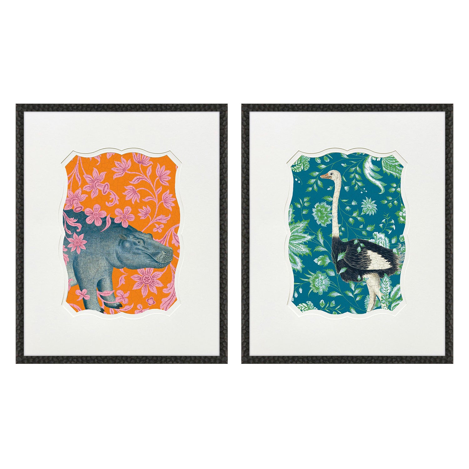 Drammis Wild Wonderland III Framed Artwork Set of 2