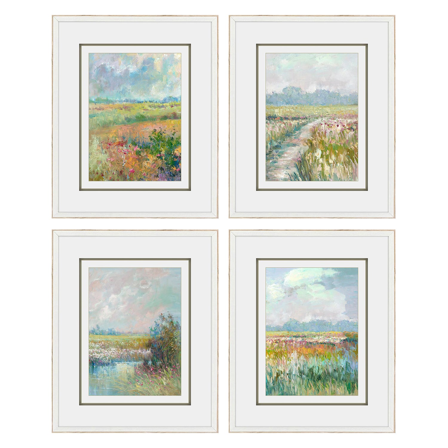 Thomas Colors of Spring Framed Artwork Set of 4