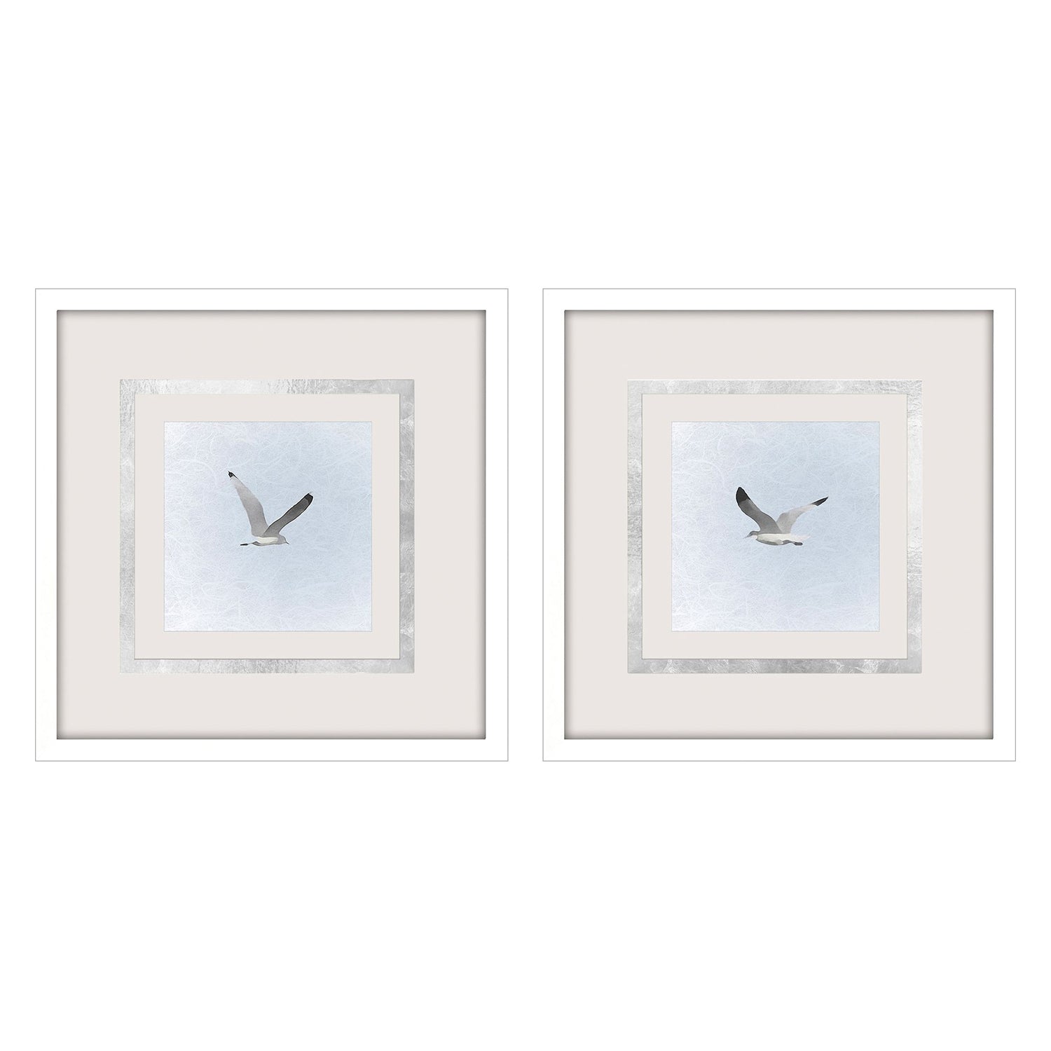 Langdon Modern Flight I Framed Artwork Set of 2