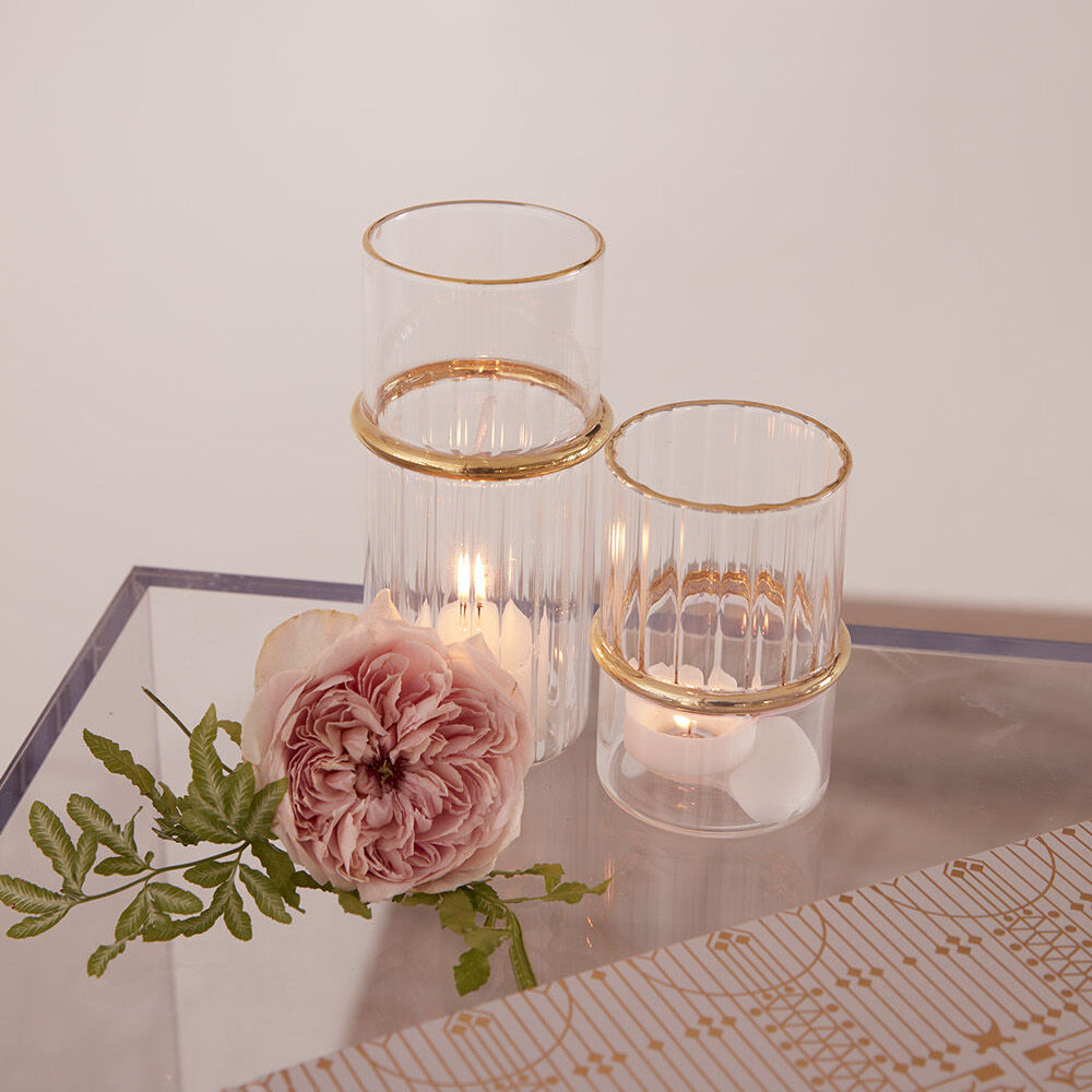 Ring Votive Candle Holder Set of 2 for home and event decor