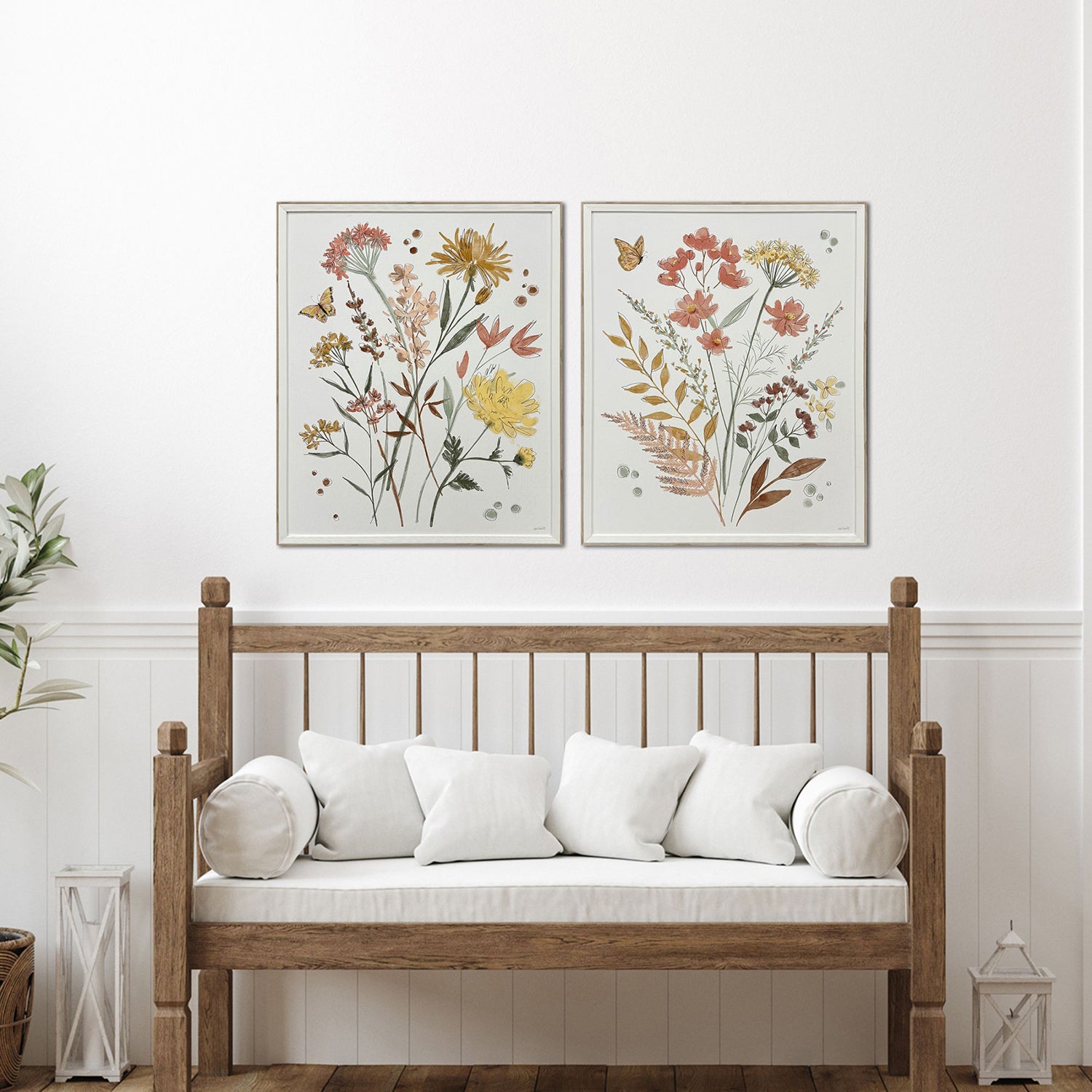 Tavoletti Full Bloom II Framed Artwork Set of 2