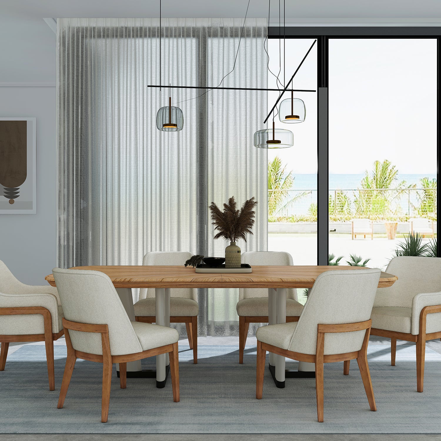 A.R.T. Furniture Portico Upholstered Dining Side Chair Set of 2