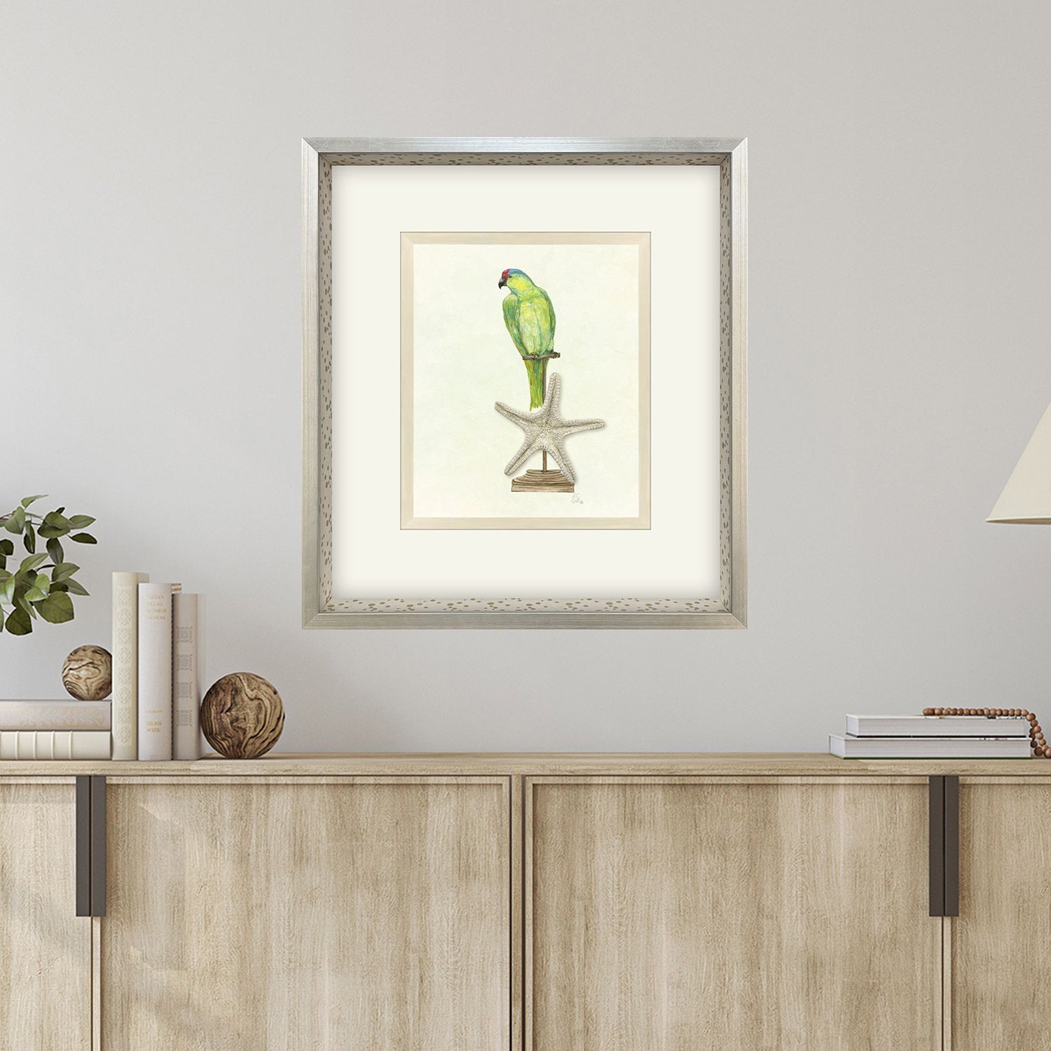 PopJoy Studio Treasure Parrot II Framed Artwork