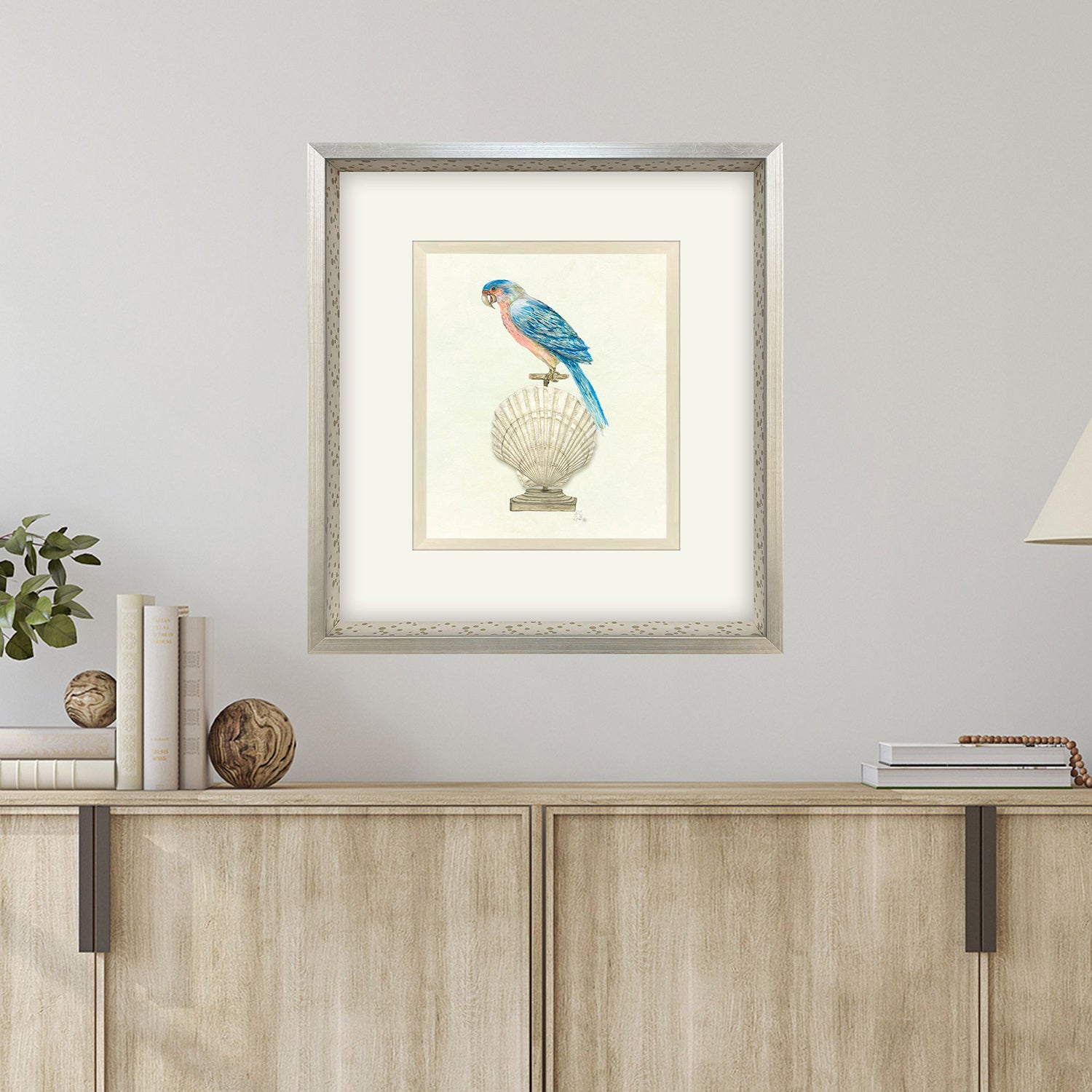 PopJoy Studio Treasure Parrot IV Framed Artwork