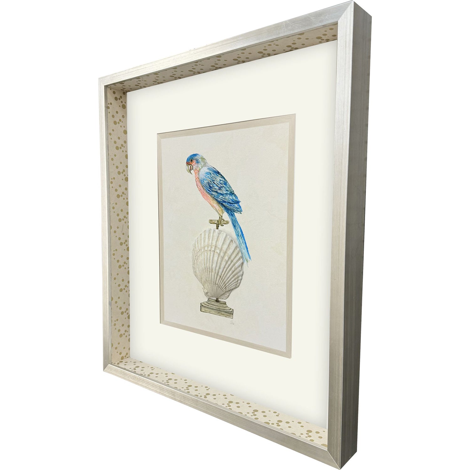 PopJoy Studio Treasure Parrot IV Framed Artwork