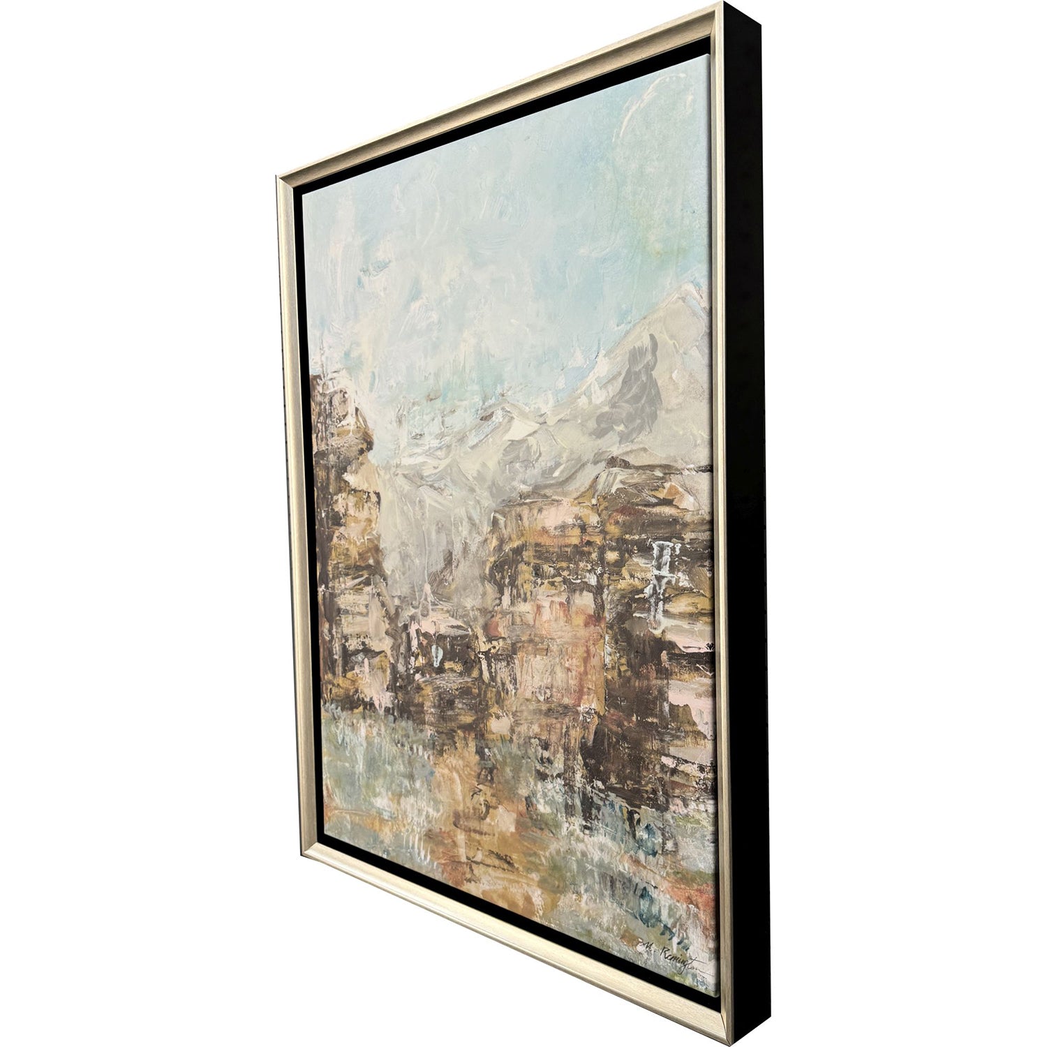 Remmington Rocky Reflections Ascent Canvas Art