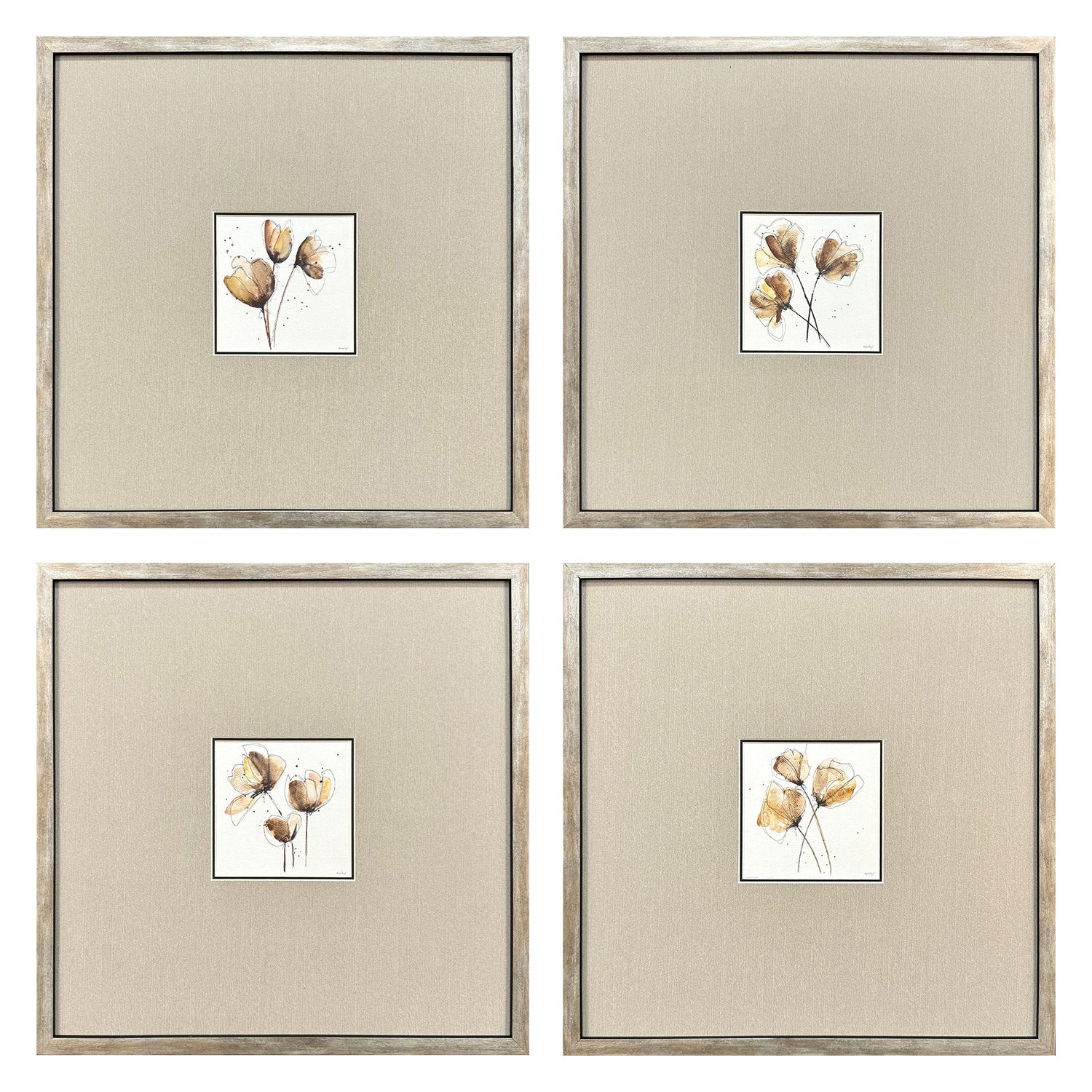 Krinlox Small Grandeur Frame Artwork Set of 4