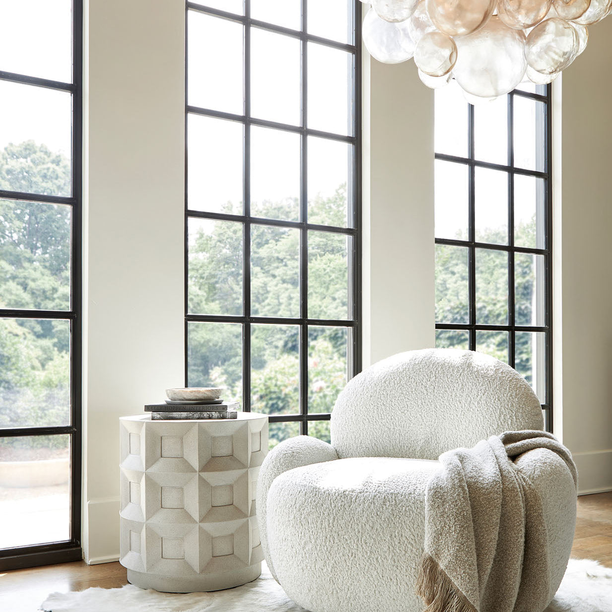 Bernhardt Prado Buff Accent Table