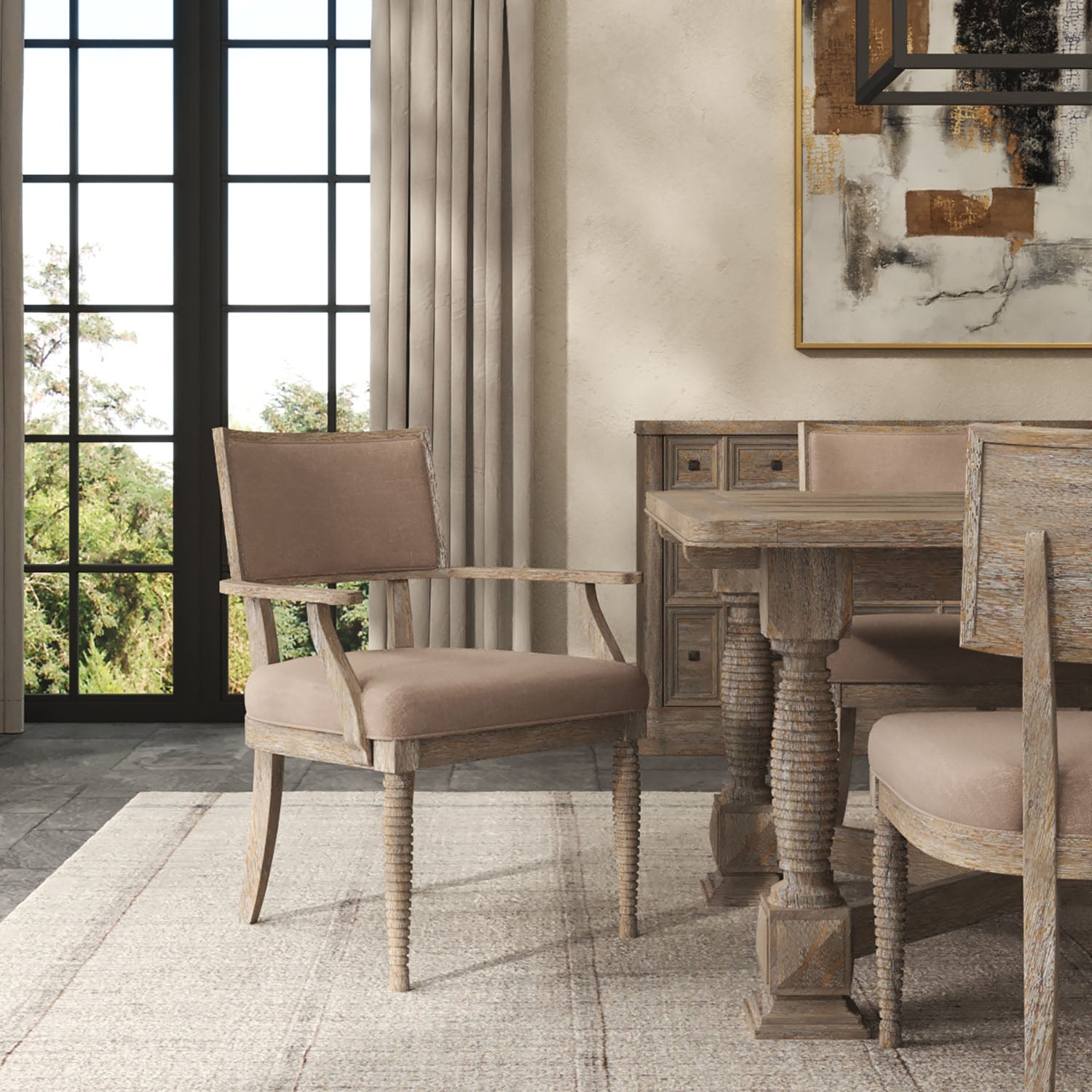 A.R.T. Furniture Reforma Upholstered Arm Chair Set of 2