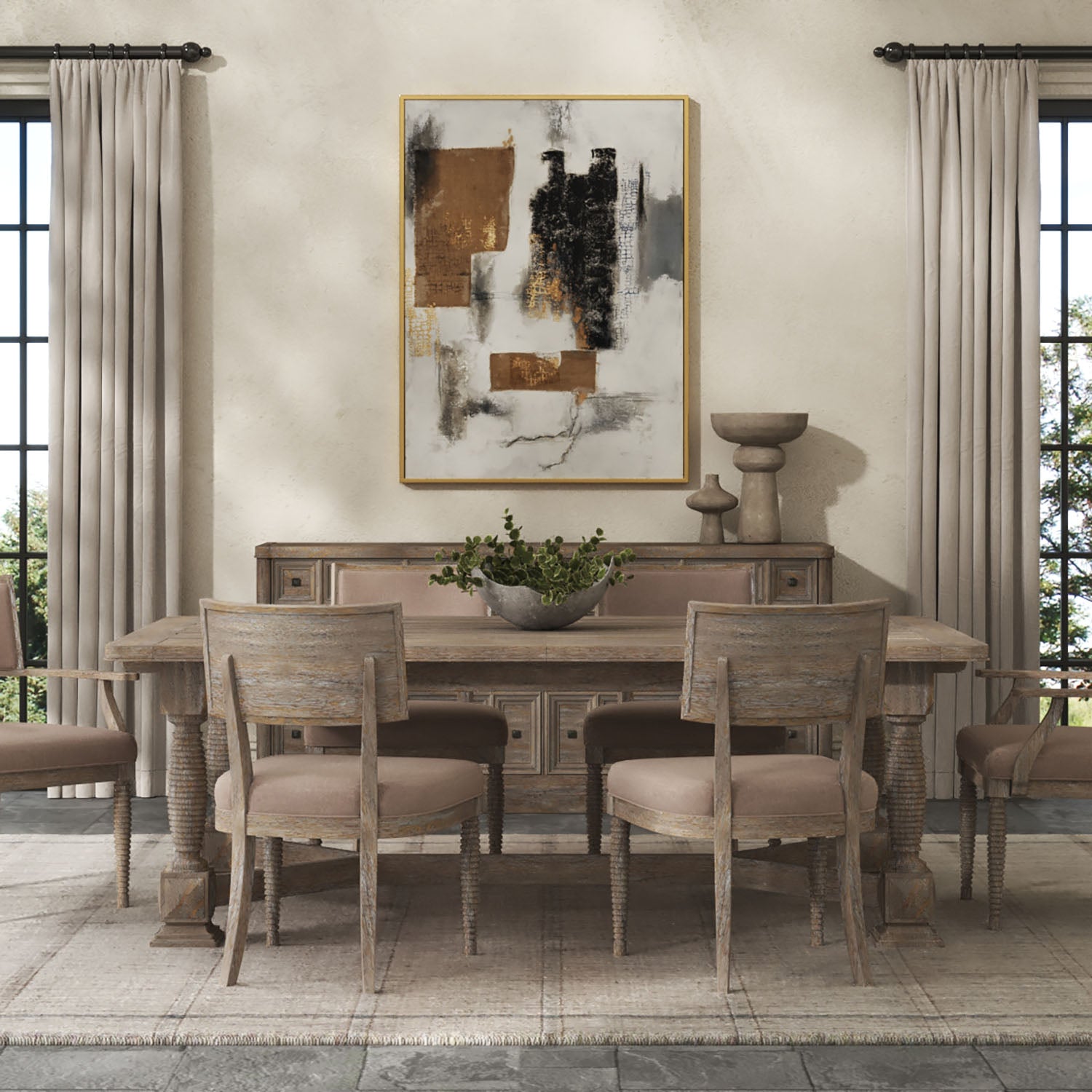 A.R.T. Furniture Reforma Upholstered Arm Chair Set of 2