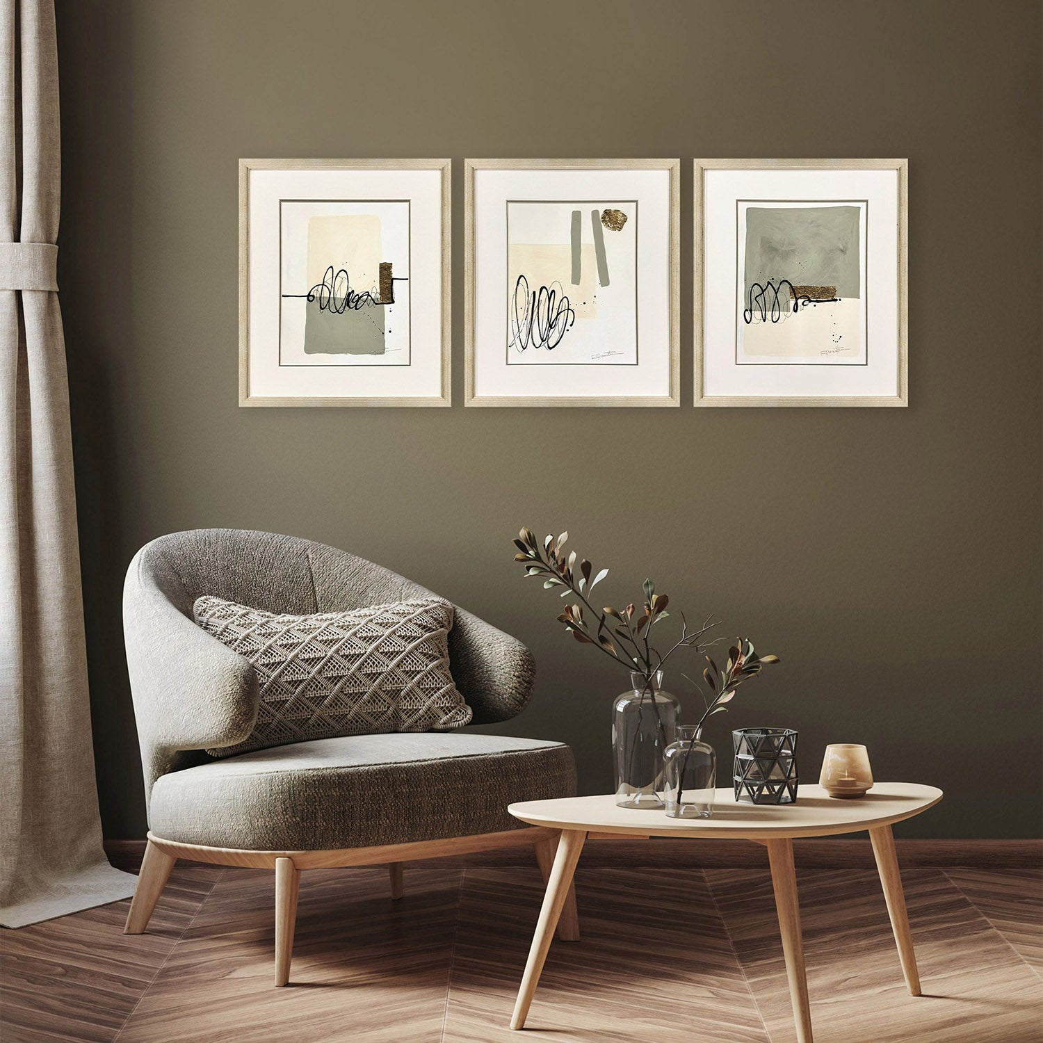 Fromstein Private Property Framed Artwork Set of 3