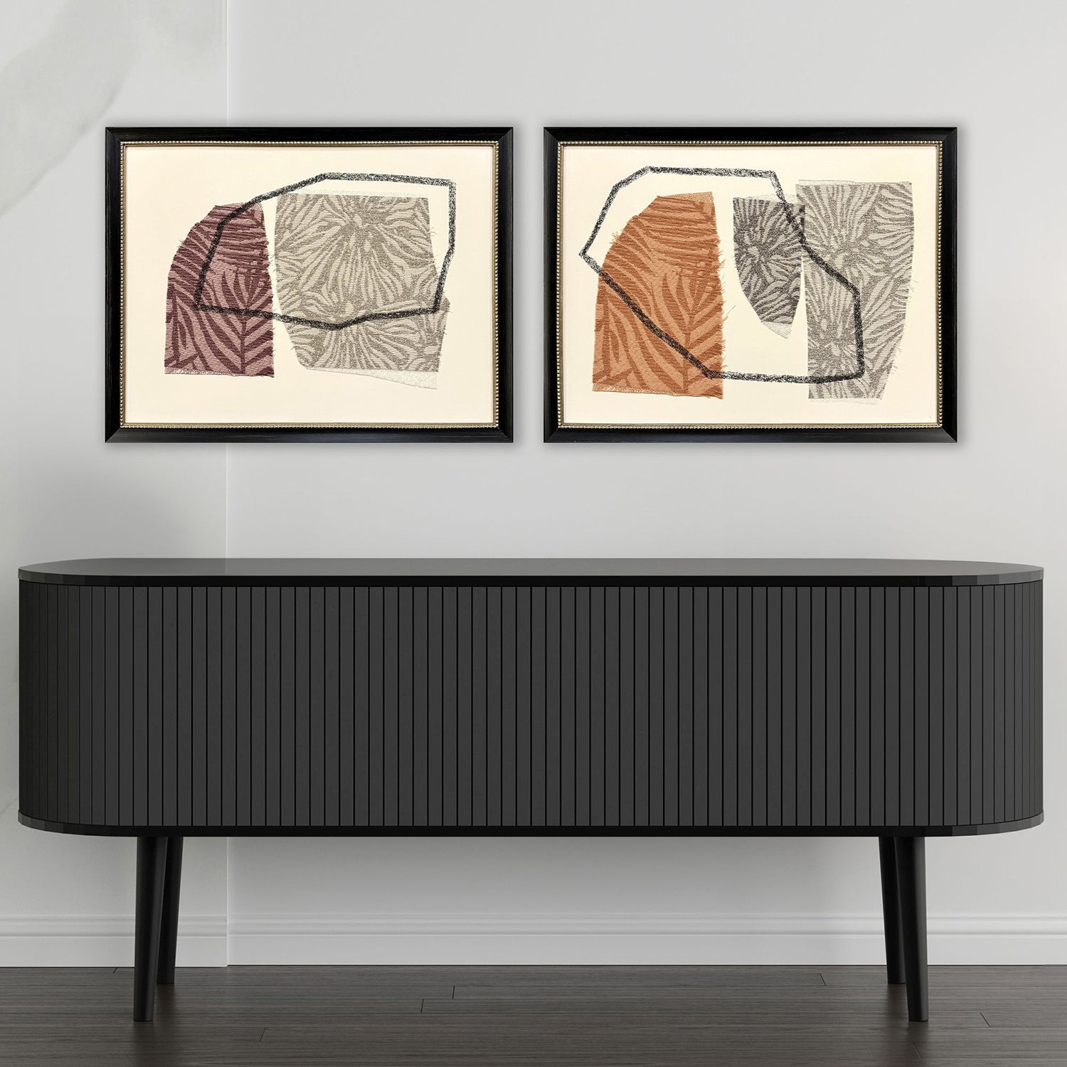 Hegre Bold Blends I Framed Artwork Set of 2