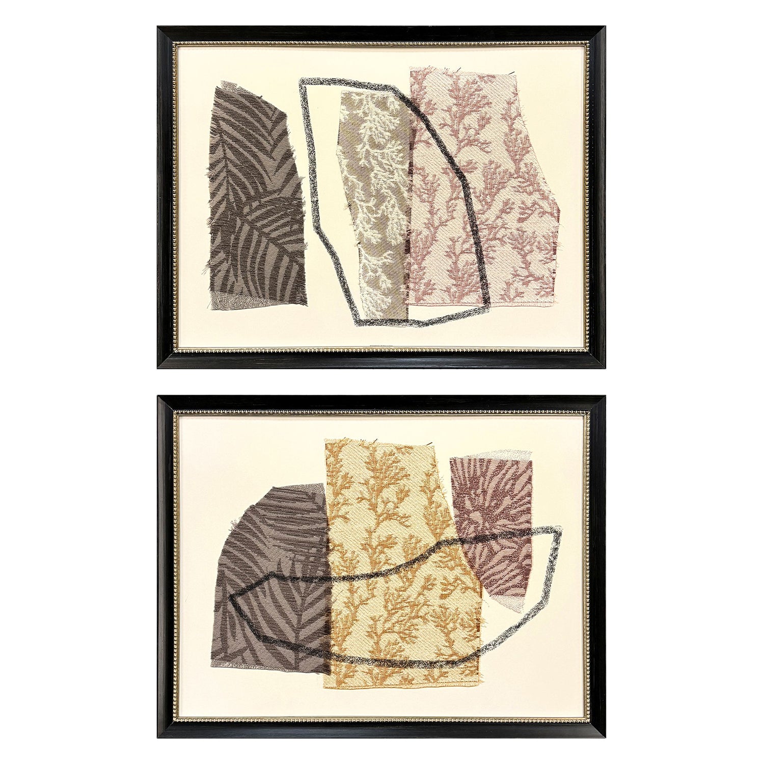 Hegre Bold Blends II Framed Artwork Set of 2