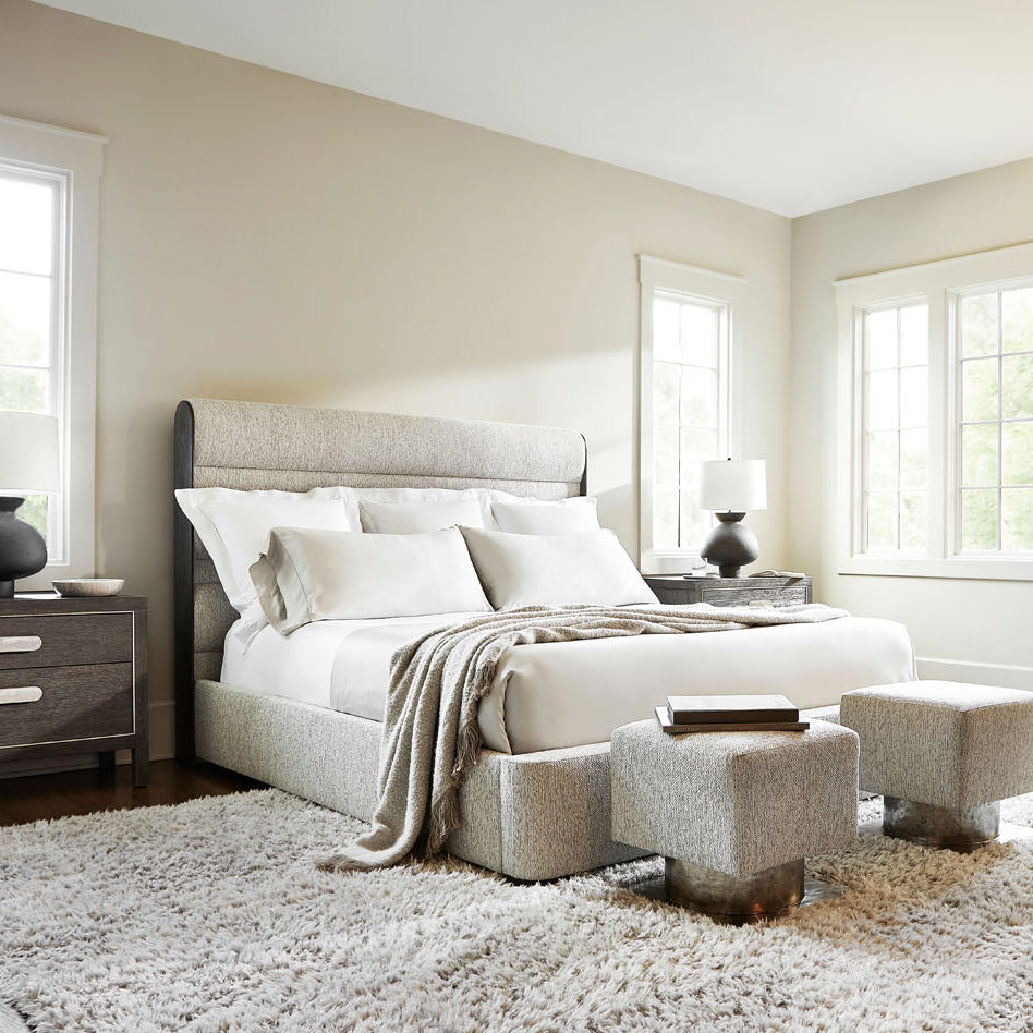 Bernhardt Prado Bright Graphite Bench