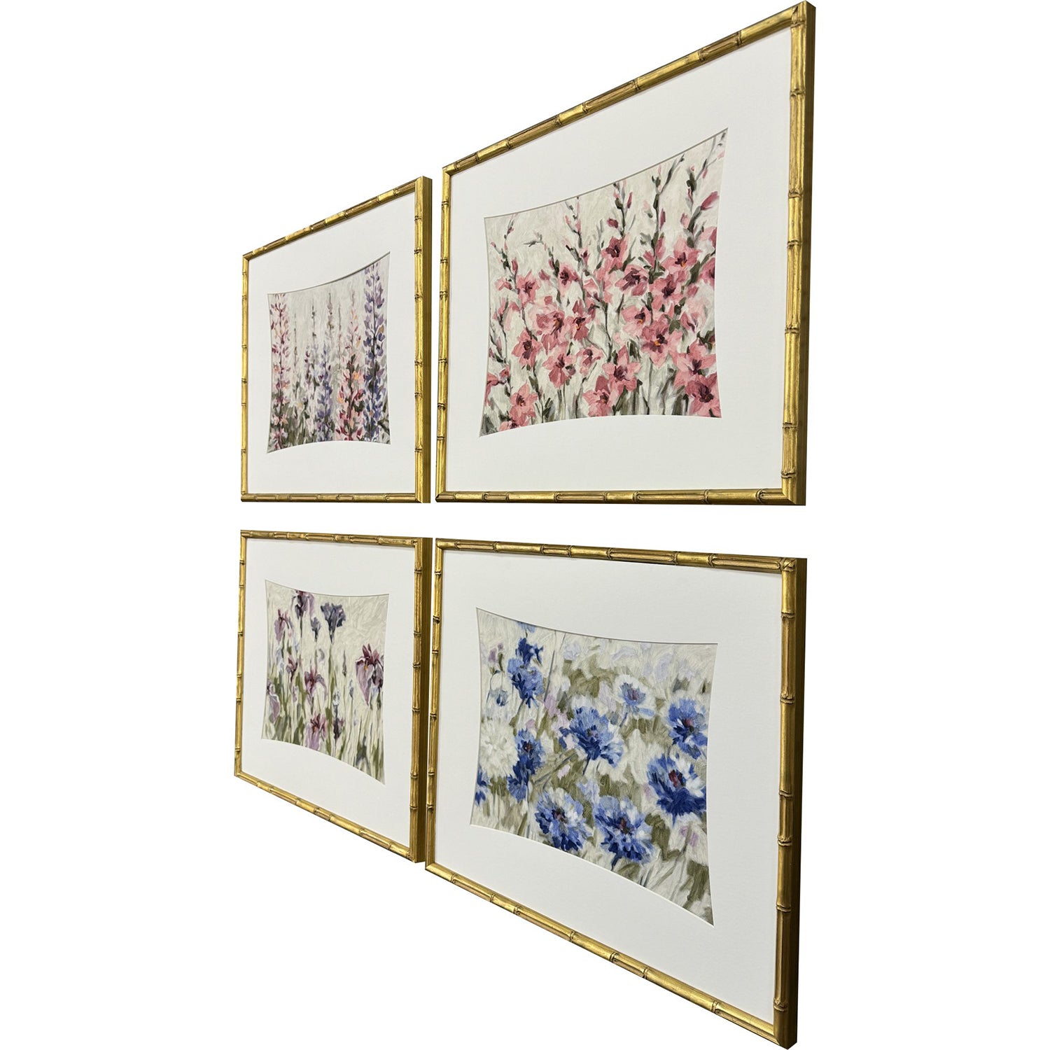 Bell Floral Haven Framed Artwork Set of 4