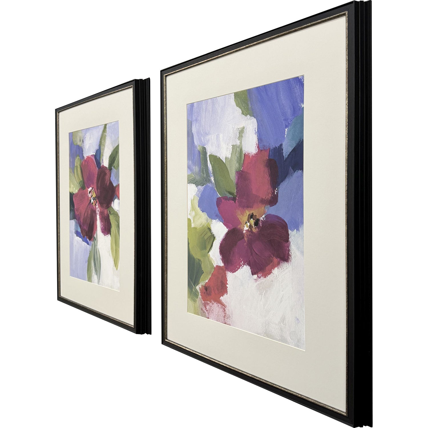 Loreth Modern Fleur Framed Artwork Set of 2