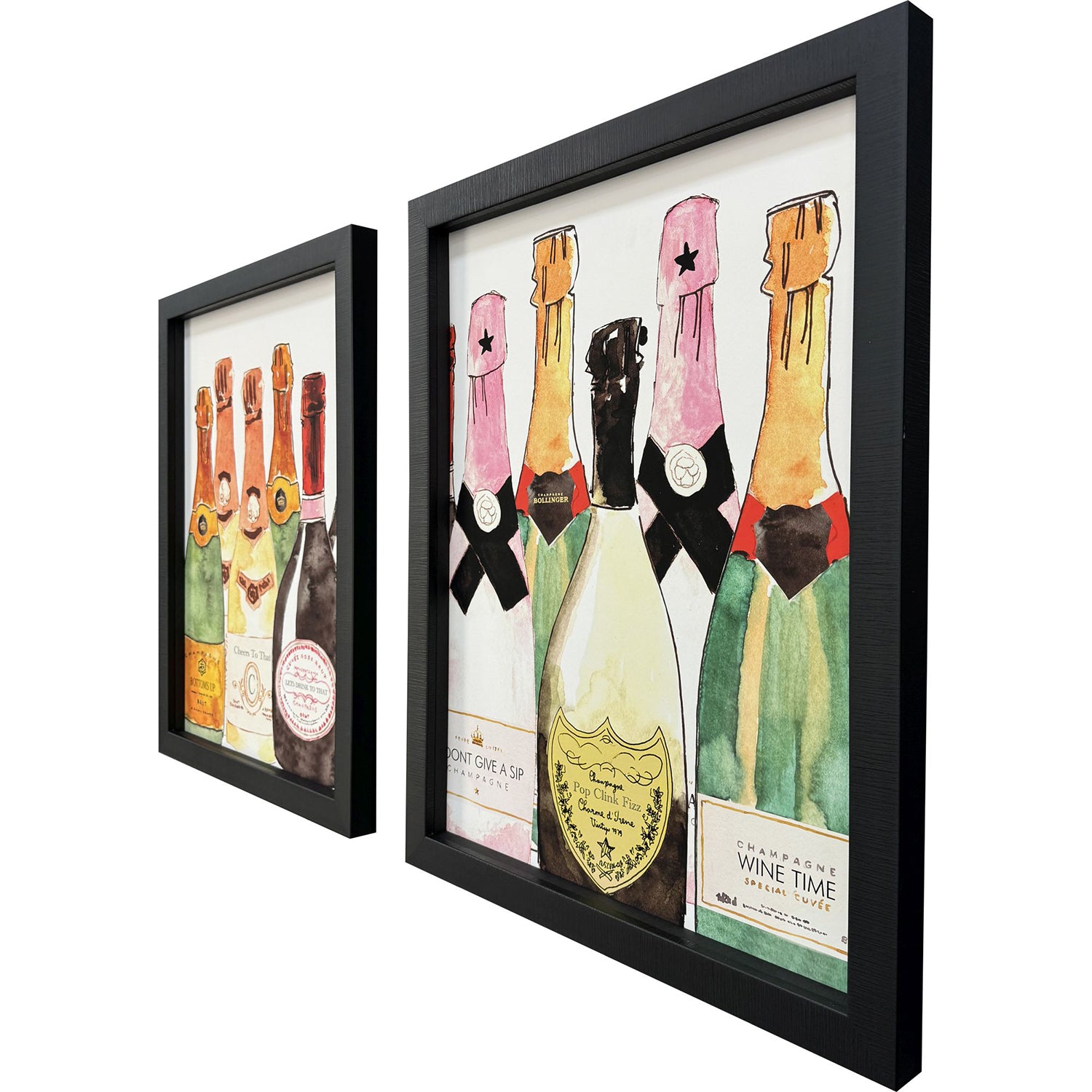 Charro Bubbly Framed Artwork Set of 2